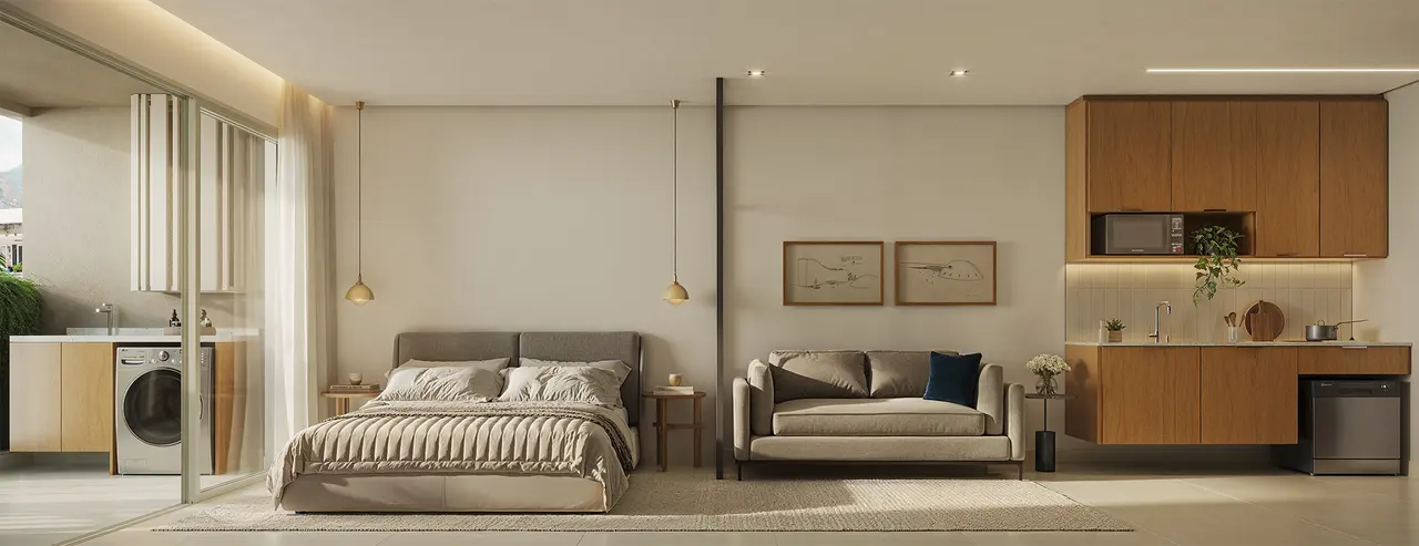 Soul Rio Stay – Barão de Icaraí 30 — Unidade decorada